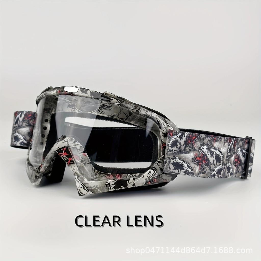 Goggles Riding Glasses Outdoor Motorcycle Off-Road Goggles ATV Men's and Women's Mountain Bike Bike Windshield Lenses