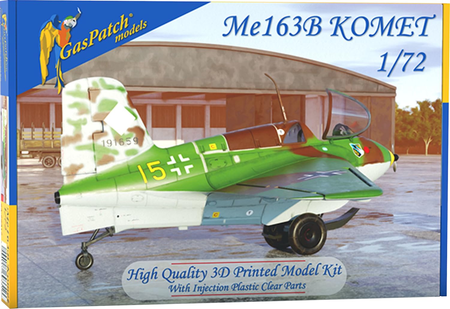 

Gaspatch Models Germany Me163B Comet 3D Printer Kit GASK72317 1/72