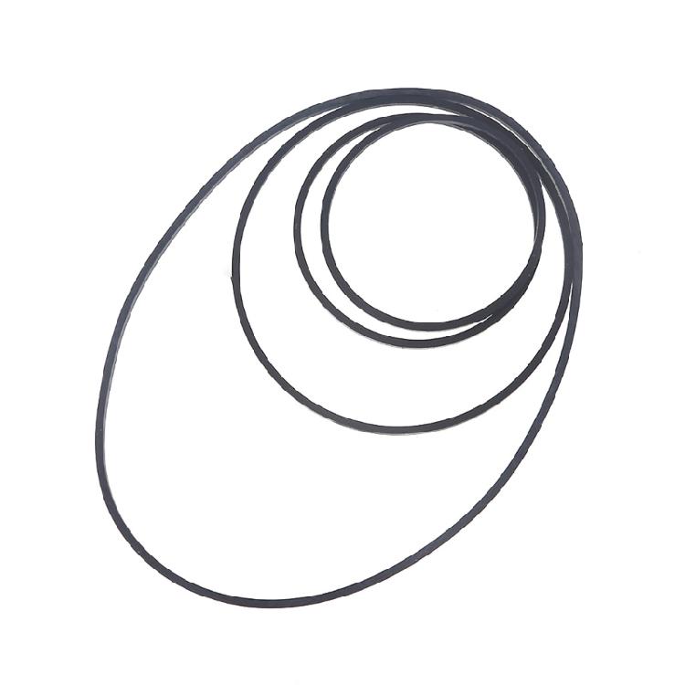 1mm Rubber Belts Durable for Recorder Players Turntable Fold Mixed 50/100PCS