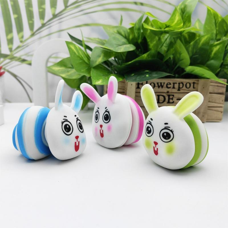Kids Adult Decompression Shake Rabbit Lala Le Sand Transformation Toy Caterpillar Rabbit Decompression Rabbit Caterpillar Toys