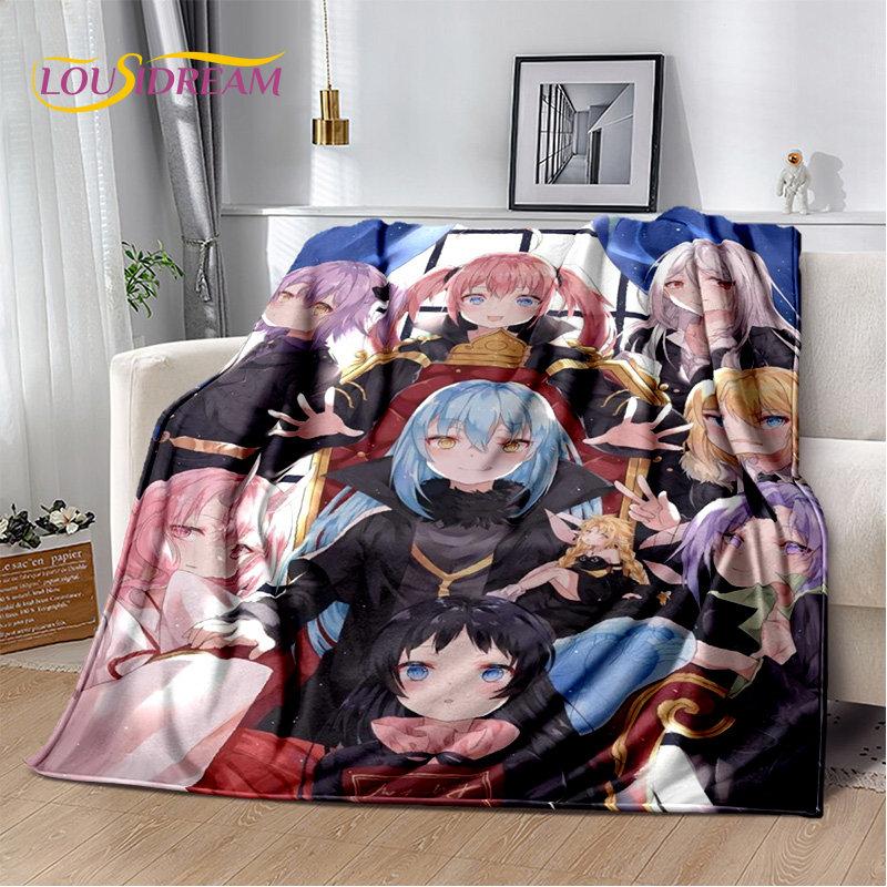 I Got Reincarnated As A Slime Anime Soft Plush Blanket,Flannel Blanket Throw Blanket for Living Room Bedroom Bed Sofa Picnic Kid