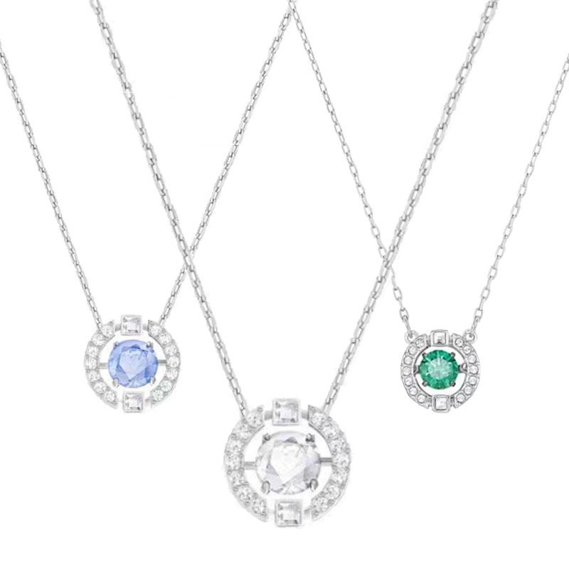 Classico Cuore Pulsante con Elementi di Cristallo Collana Intelligente per Donna Squisita Collana di Alta Qualità Gioiello Regalo