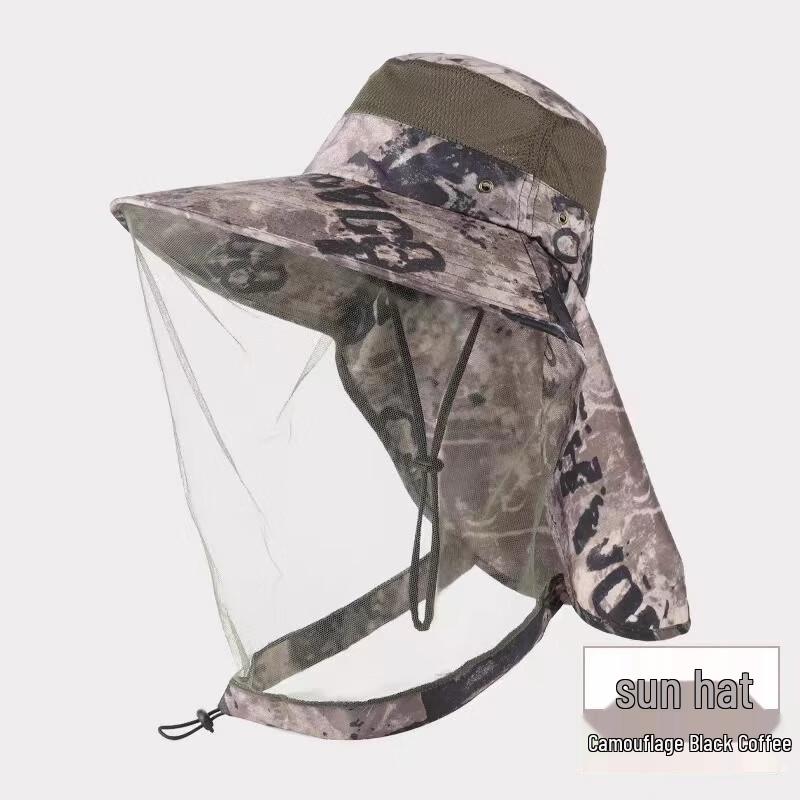 Lv Si Si Outdoor UV Protection Anti-Mosquito Hat