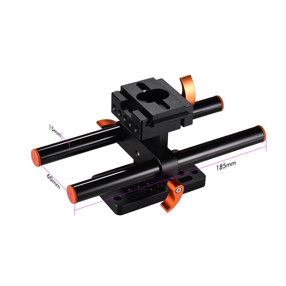 Camera Cage + Top Handle Kit Video Film Movie Making Stabilizer Aluminum Alloy with Cold