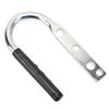 Trailer Coupler Lift Handle Galvanized Steel Rubber Tongue Handle for RV Caravan Boat