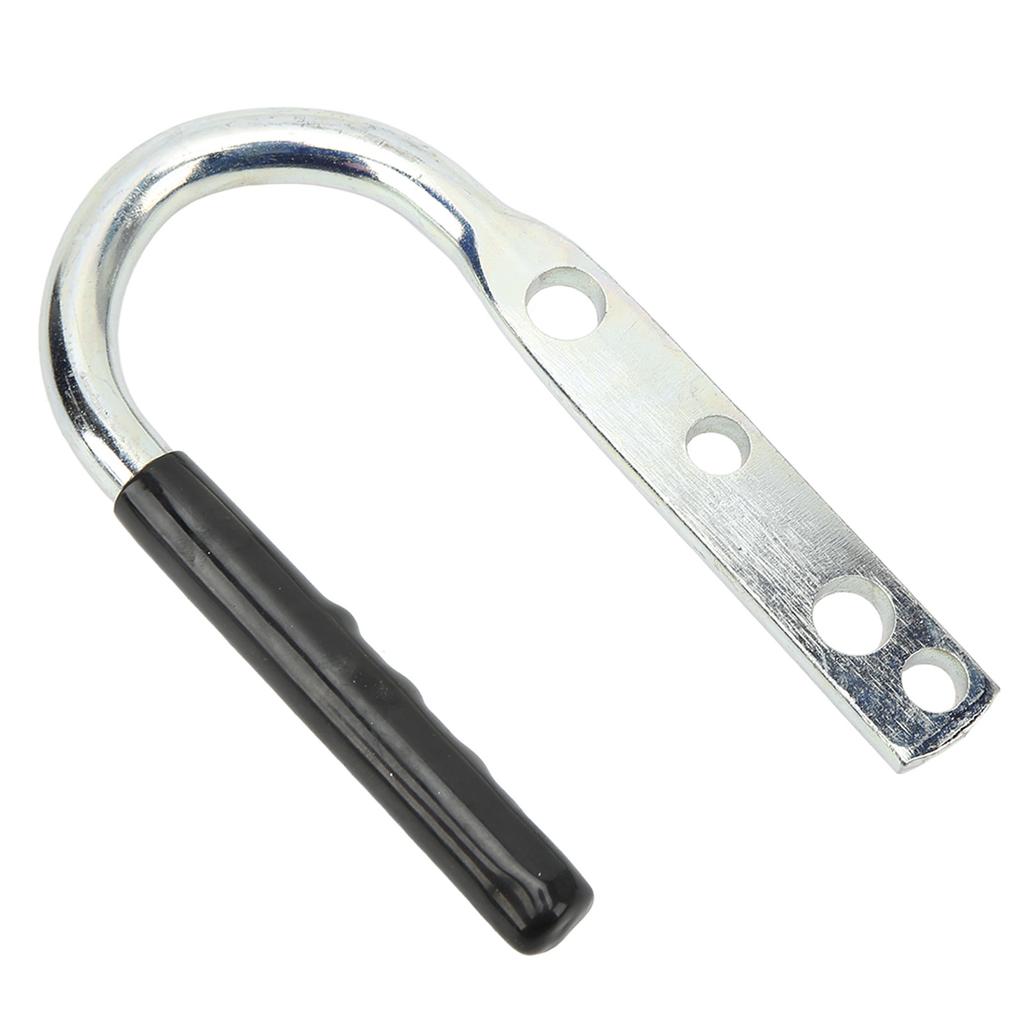 Trailer Coupler Lift Handle Galvanized Steel Rubber Tongue Handle for RV Caravan Boat