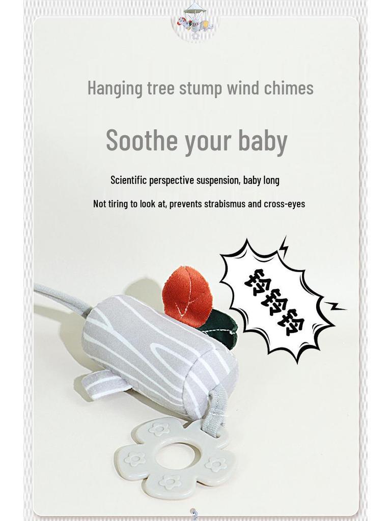 Aipinqi Nordic Style Baby Animal Stroller Hanging Plush Toy Pendant