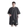 [Electric Circus] Men's top and bottom set T-shirt for everything from loungewear to going out, easy to move in, loose silhouette setup