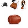 Elegant Women Bucket Shape Tassel Decorated Shoulder Cross Body Bag For Stylish Looks