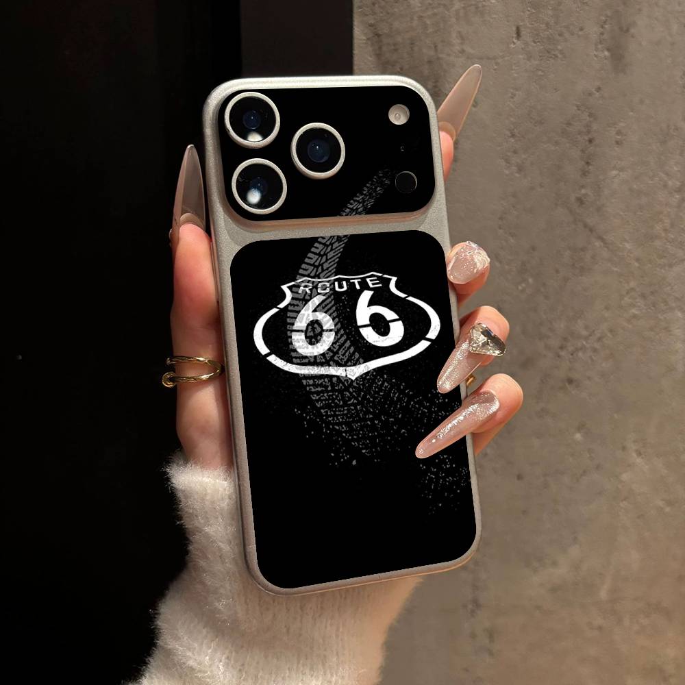 

Америка Маршрут 66 Для IPhone 17 Pro 17 Pro Max Задняя наклейка-обертка Защитная наклейка iPhone 17 Pro