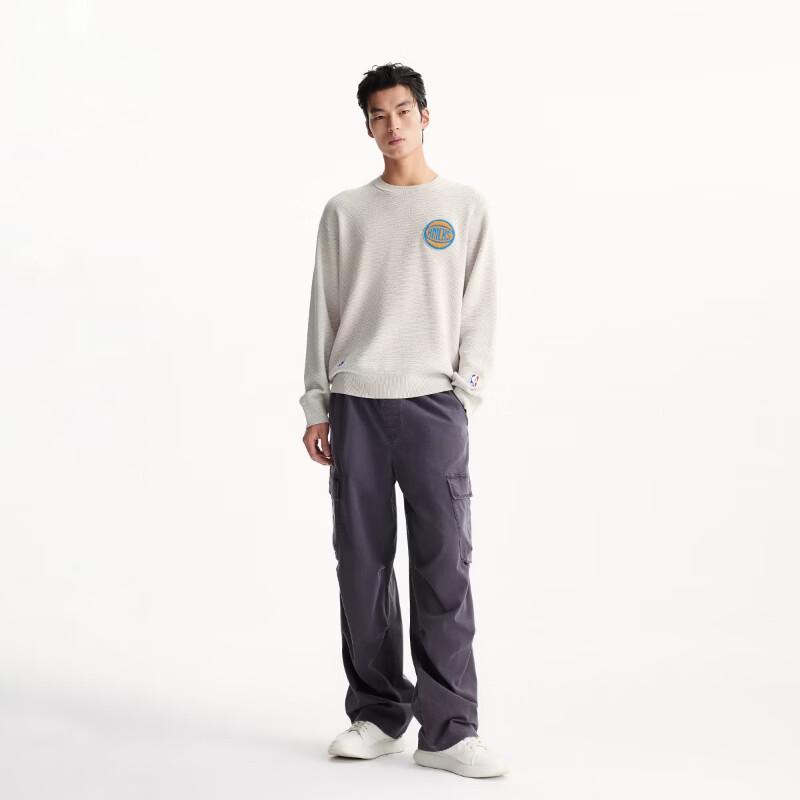 Свитшот Jack & Jones NBA с совместным брендингом, свободный крой, с круглым вырезом