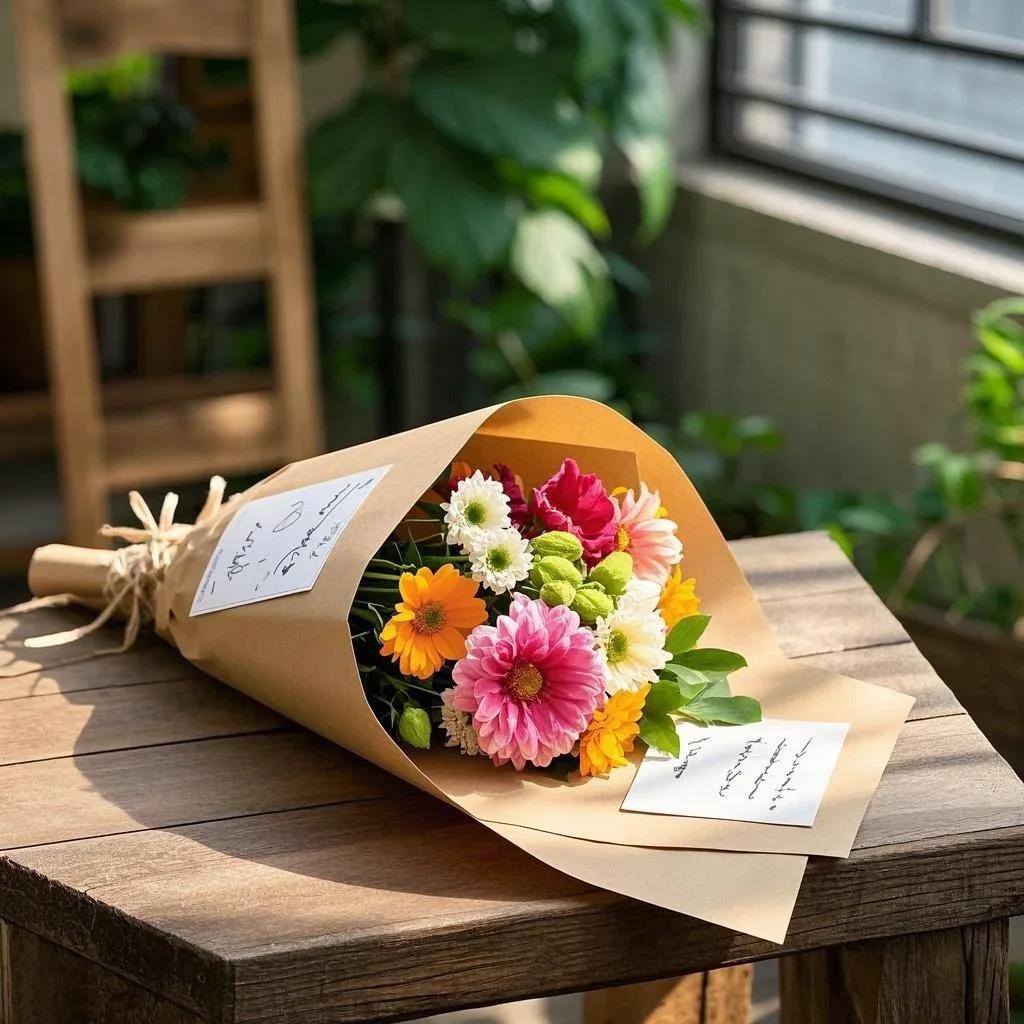 1-4Rolls Kraft Craft Paper Roll Biodegradable Wrapping for Gift Box Floral Bouquet Present Eco Friendly Cushioning Packing