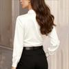 Women's French Luxury V-Neck Slim Fit Elegant Versatile Blouse