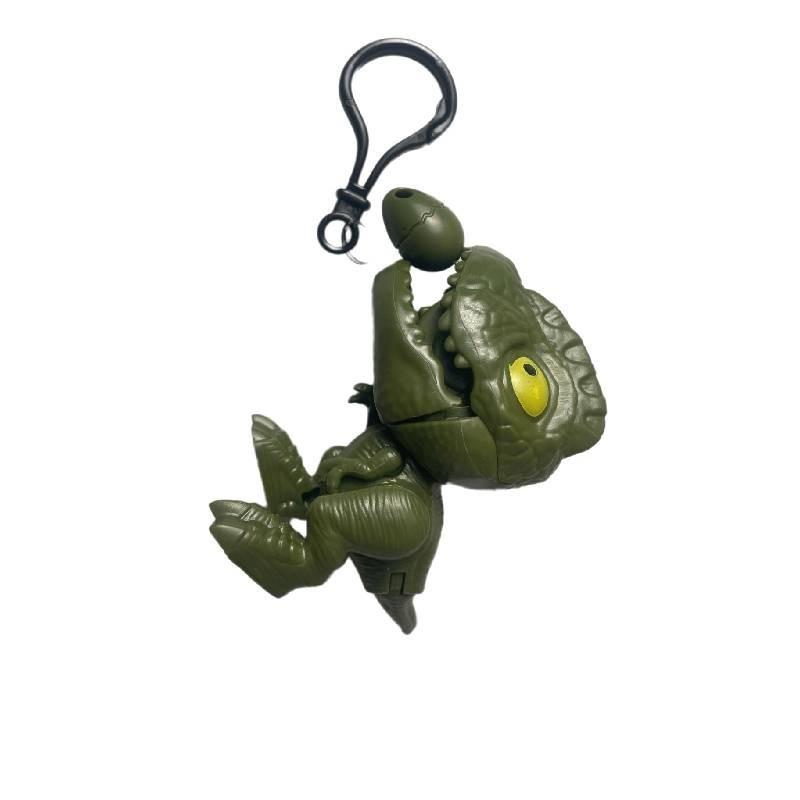 Adorable Shark Dinosaur Keychain Rope Toy Made From Durable Plastic Material For Kids