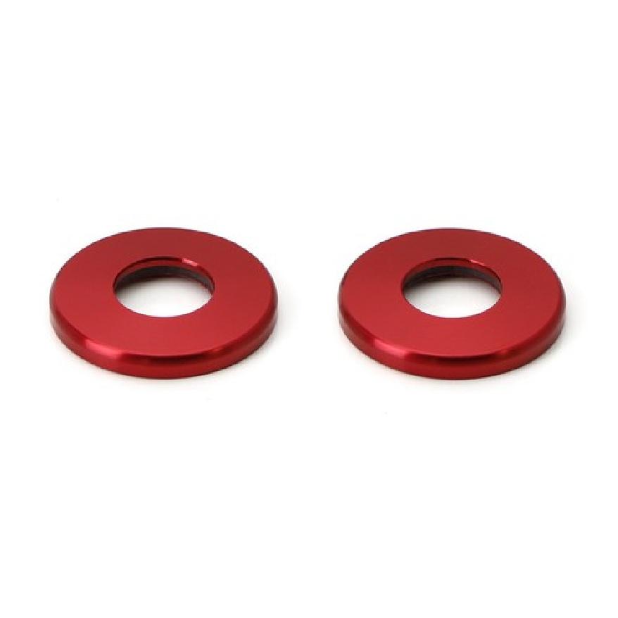 Red Aluminum Decorative Door Lock Knob Covers For Mercedes C E S GLC GLE Class