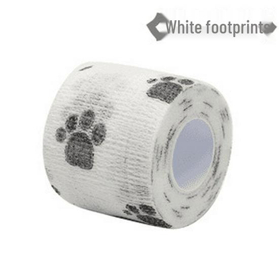 **Self-Adhesive Pet Shoe Bandages: Anti-Scratch Bichon Leggings & Disposable Foot Wraps**