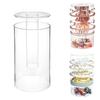 Elegant Headband Storage Box Clear Display Organizers Jewelry Case Acrylic Texture Suitable for Keeping Accessories