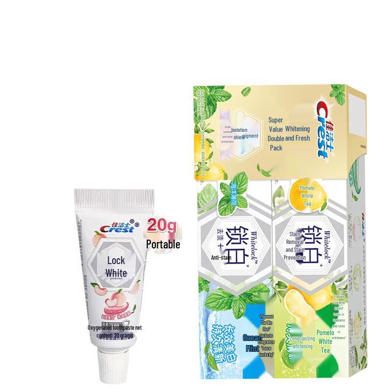Crest Dual-Action Whitening Toothpaste Collection