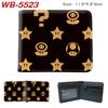 Super Mario Cartoon Full-Color Print Bi-Fold Wallet Anime Student Unisex Short Purse