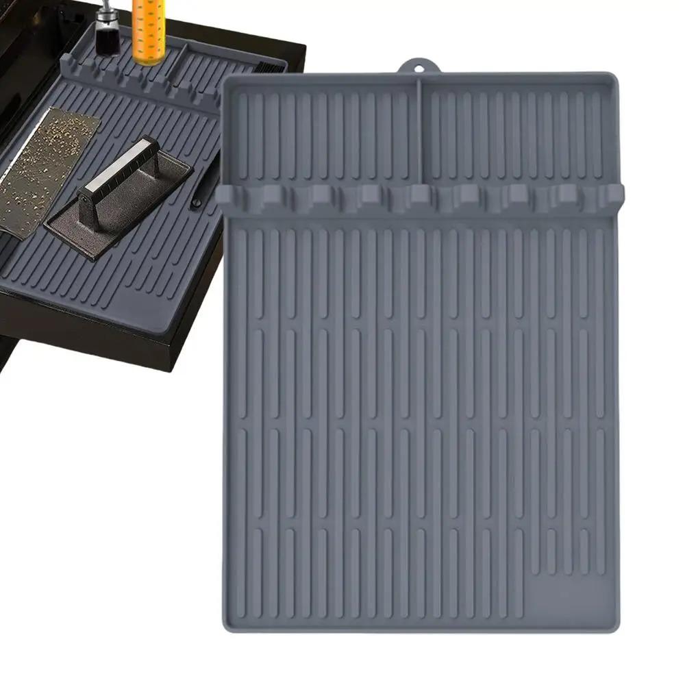 Non Slip Baking Tray Protection Mat Silicone Oven Tool Pad Multifunctional Grill Mat Restaurant