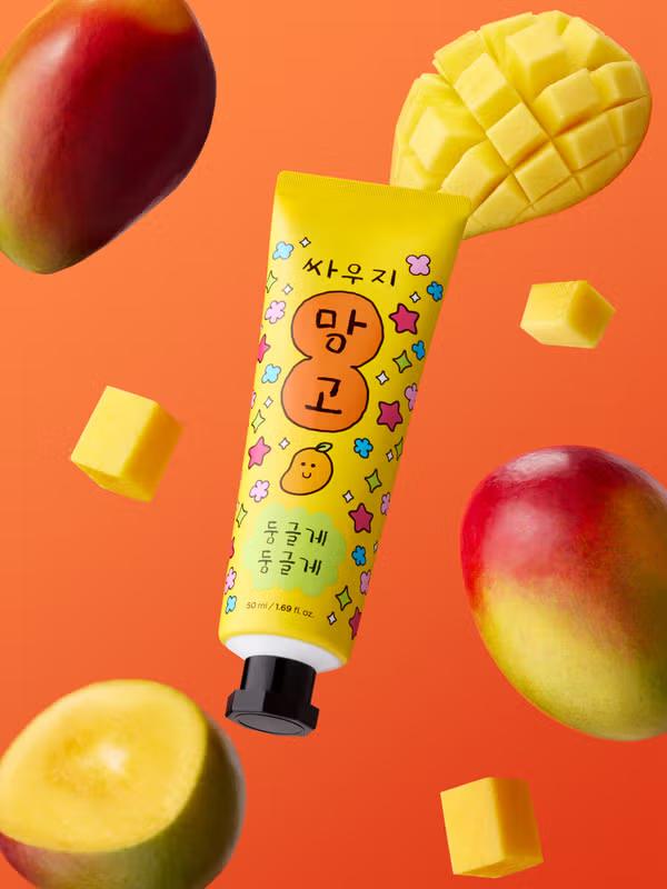 [THE FACE SHOP] Fruits Talk Hand Cream Collection 50 ml (Watermelon / Apple / Grapefruit / Peach / Mango) Mango 50ml