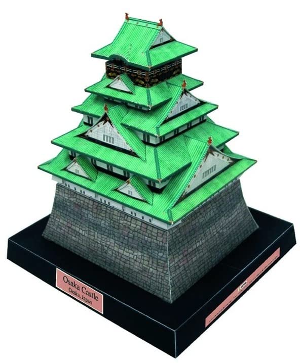 

3D Assembly Model Paper Craft World Historical Buildings (Osaka Castle)