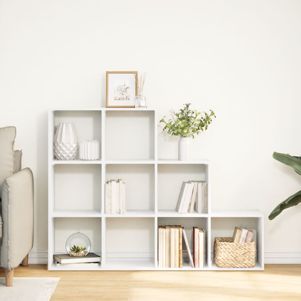 Vidaxl Shelf Divider, 3 Tiers, White, 137.5X29X103.5 Cm