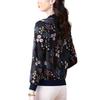 Chiffon Long Sleeve Sun Protection Top Women Summer Thin Casual Jacket Baseball Print Cardigan Coat