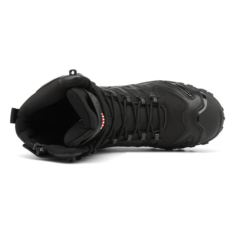 Men's High-Top Combat and Mountaineering Boots – Large Size Outdoor Hiking & Training Footwear, Special Forces Desert Style