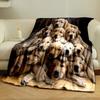 Cute Golden Retrievers Pile Blanket bedroom Blanket for Livingroom Couch lunch break Soft throw for Friend's festival Gift