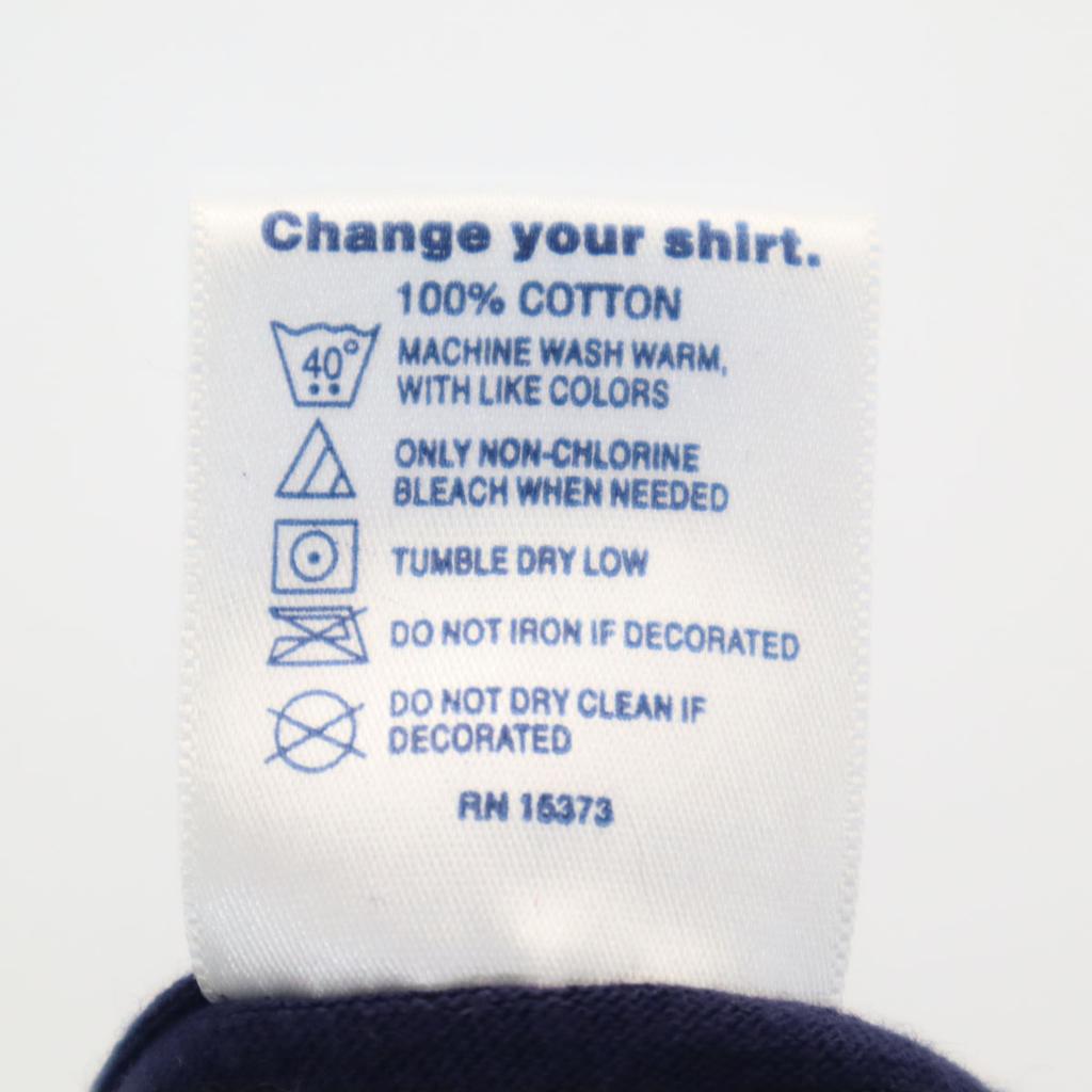 Delta NYPD New York City Police Print Short Sleeve T-shirt M Navy Men's Used