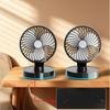 New Auto Cooling Fan 4-speed Adjustable Dashboard Fan 12V-24V USB Charging Travel Fan Multi-Angle Vehicle Fan For Truck SUV