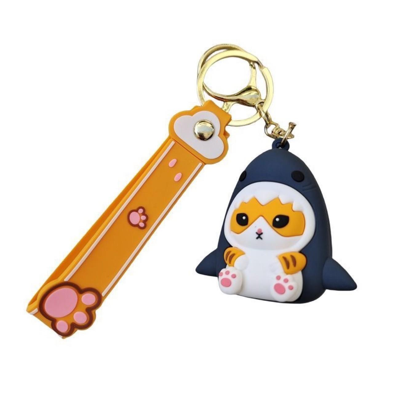 

Классический мультяшный милый брелок-подвеска для сумки One Size серый