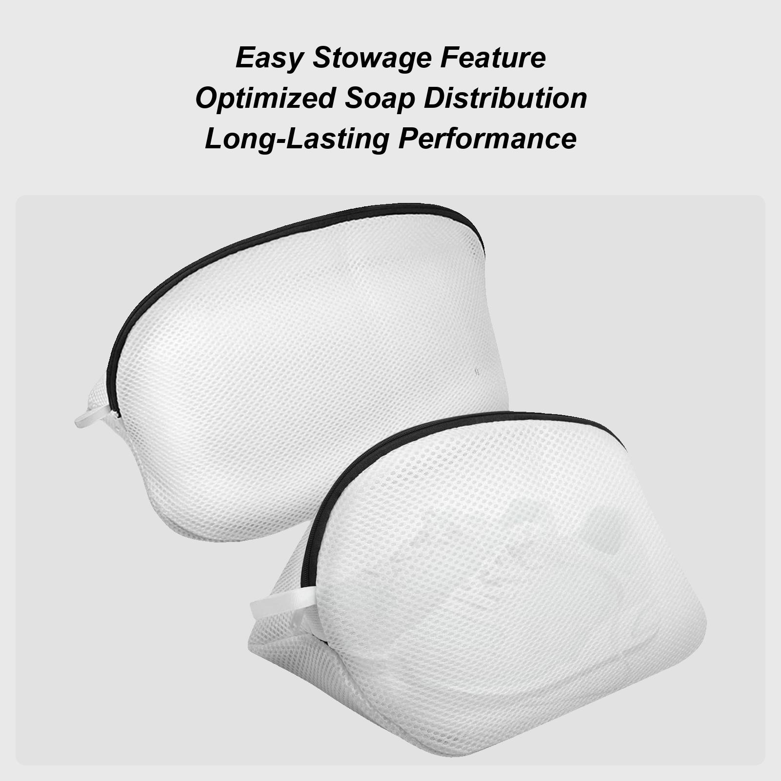 

Shoe Bag For Washing Machine 2 Pieces Reusable Mesh Storage With Zipper Sneaker Tennis Shoes Washing Machine Bag For Travel CN