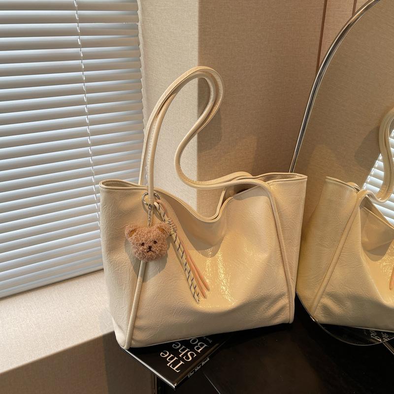 Einfache übergroße Tasche Damen 2025 neu große Kapazität Studententasche modische Schultertasche Tide