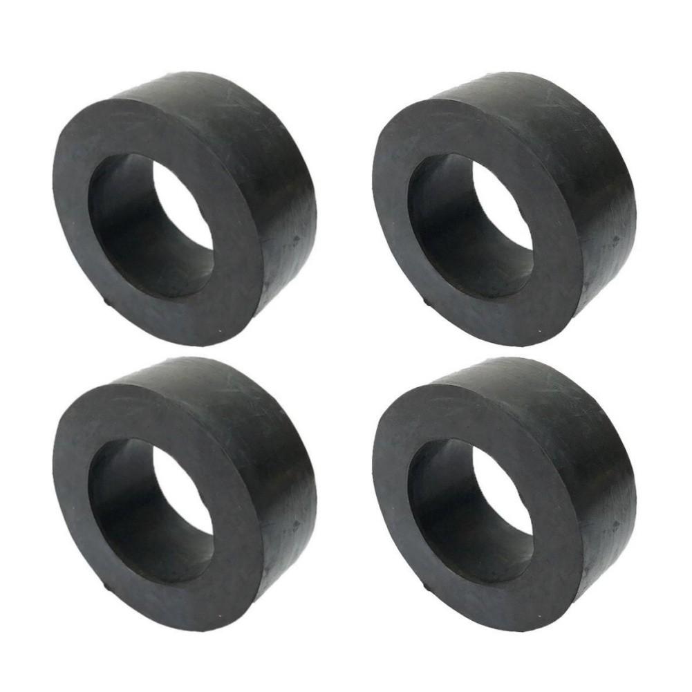 Weight Plate Spacers for Barbell Equipment 2Pcs Shock Absorbing Rubber Design