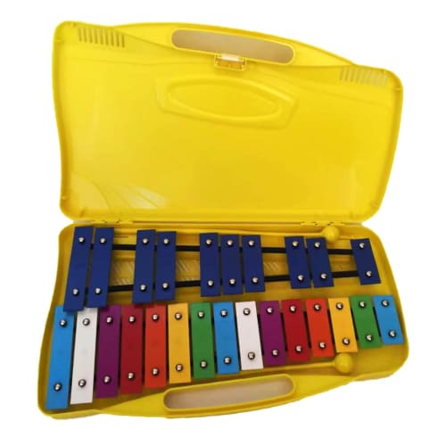TOMMYFIELD Xylophone, Toy Musical Instrument for Kids, Glockenspiel, Xylophone, Toy Musical Instrument (Yellow)