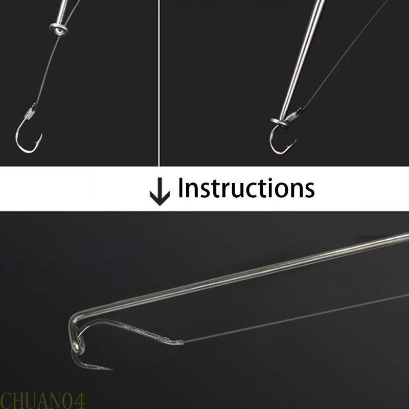 A1A2 Fishing Hook Remover Stainless Steel With Anti Lost Ring Extractor Anti Slip Han