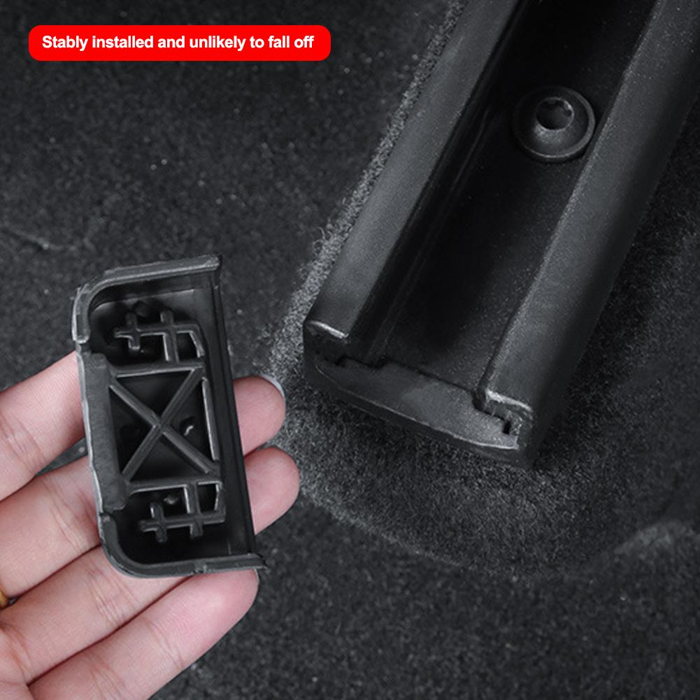 4pcs Car Seat Rear End Rail Cover Protector Backseat Slide Protection Anti-kick for Tesla Model 3 Y Juniper 2025 Accessories