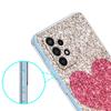 Gold Pink Rose Glitter Hearts Phone Case For Samsung A51 A71 A21S A12 A11 A31 A41 A03S A22 A13 A33 A73 A53 A52 A32 5G A23 Cover