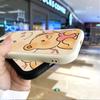 Slim Skin Feeling Cartoon Flowers Tulipany Miękkie silikonowe etui ze skóry PU na telefon Samsung Xiaomi Poco Redmi