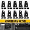Door Hinge Cover For Jeep Wrangler JK 2007-2017 JKU Unlimited Accessories Black