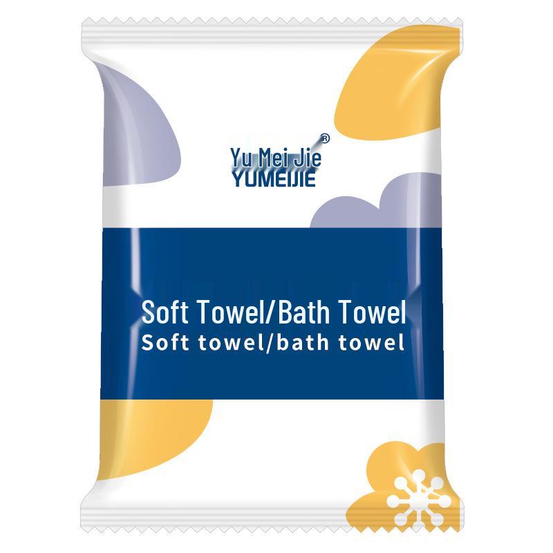 Individually Wrapped Disposable Bath Towels Set for Travel, Hotels, B&Bs
