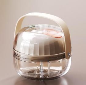 

Waterproof Pocket Travel Pill Organizer - Portable Weekly Pill Organizer With Wallet Handle Vitamin Fish Oil Tray Container