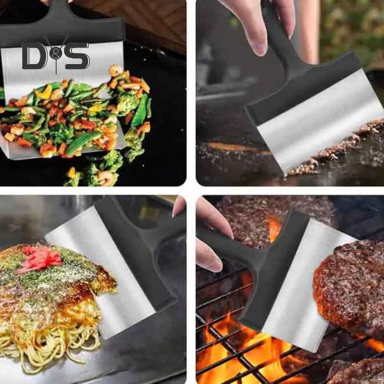 11Pcs Griddle Cleaning Kit Professional Grill Cleaner Tool Set with 2 Handles 1 Scraper 3 Stones And 5 Brushes Heat-Resistant Deep Cleaning Grill