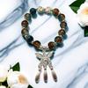 Super Fairy Forest Gradient Glass Bracelet - Chic Chinese Style Gift for Women and Best Friends, Lightweight Luxury Accessory