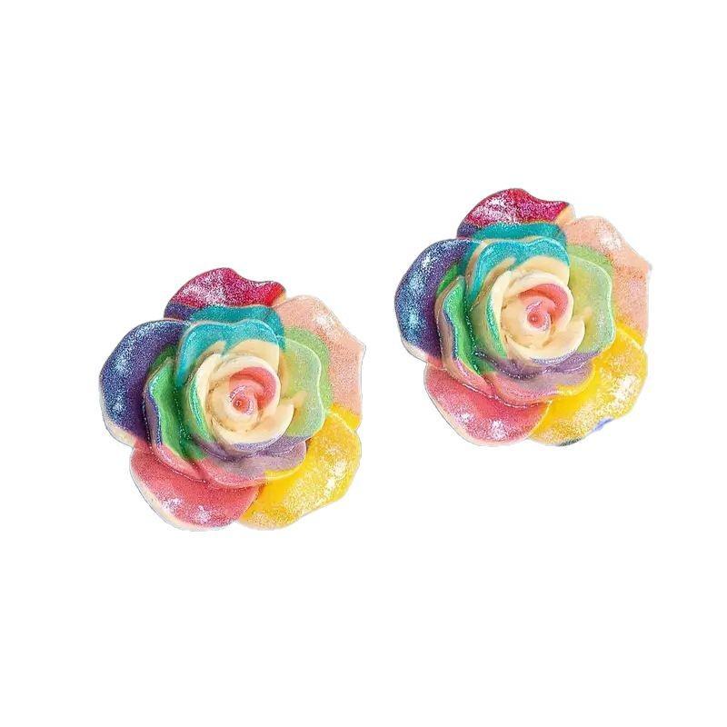 Luminous Rose Earrings and Ring Set
