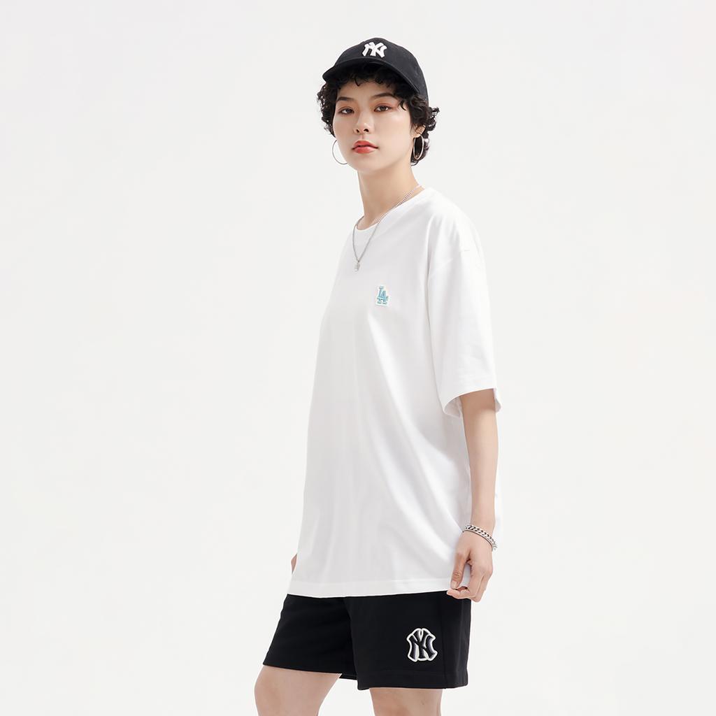 New MLB Los Angeles Dodgers Set In Sleeve T Shirt Unisex White 3ATSB0233-07WHS