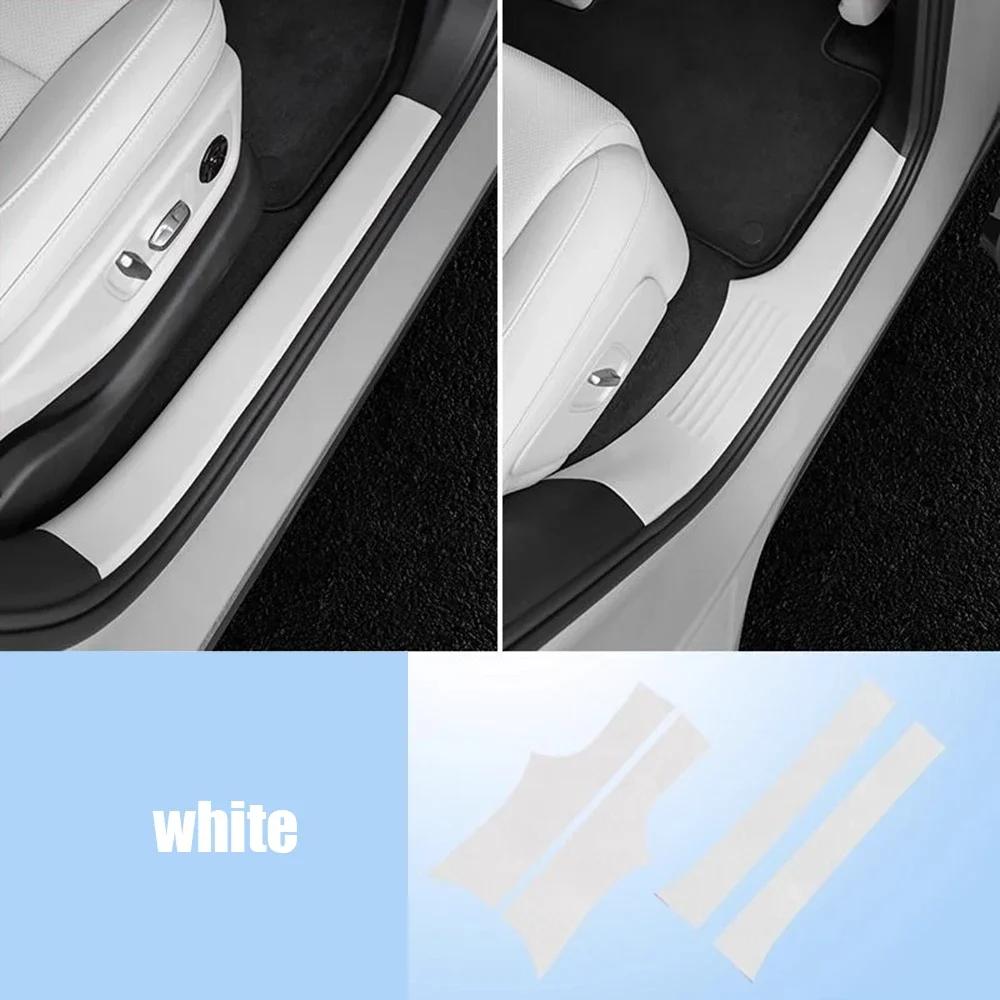 For Lixiang L6 2024 Car Interior Door Welcome Threshold PU Leather Cover Stickers Auto Modified Styling Accessories