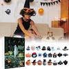 Horror Countdown Calendar Holiday Sculptures Desktop Decoration Scary Statues 24-day Advent Halloween Figurines For Fireplace